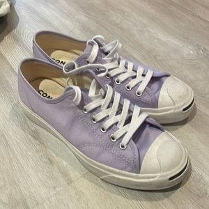 Converse Jack Purcell lavender sneakers